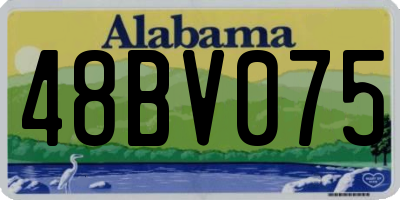AL license plate 48BV075