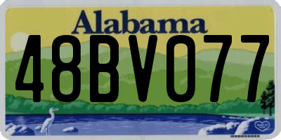 AL license plate 48BV077