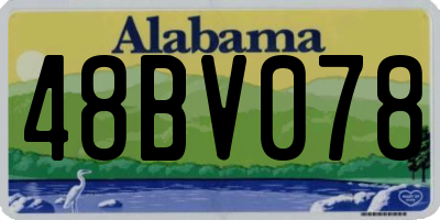 AL license plate 48BV078