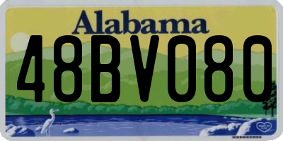 AL license plate 48BV080