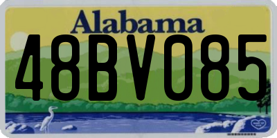 AL license plate 48BV085