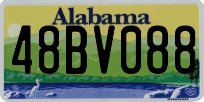 AL license plate 48BV088