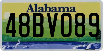 AL license plate 48BV089