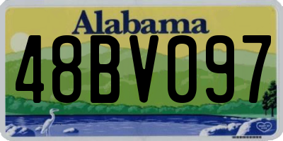 AL license plate 48BV097