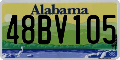 AL license plate 48BV105