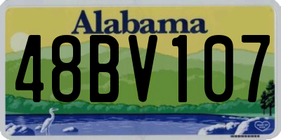 AL license plate 48BV107