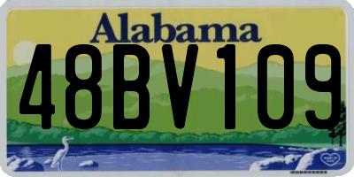 AL license plate 48BV109