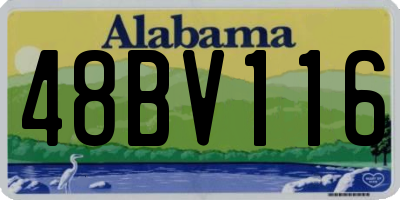 AL license plate 48BV116