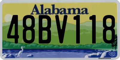 AL license plate 48BV118
