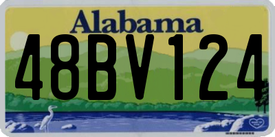 AL license plate 48BV124