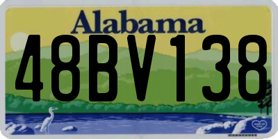 AL license plate 48BV138