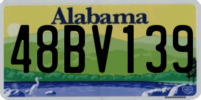 AL license plate 48BV139