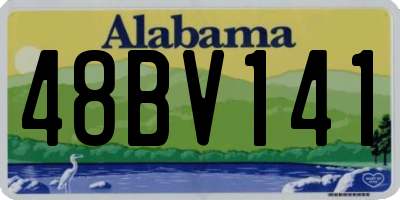 AL license plate 48BV141