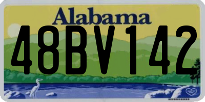 AL license plate 48BV142