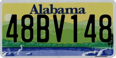 AL license plate 48BV148