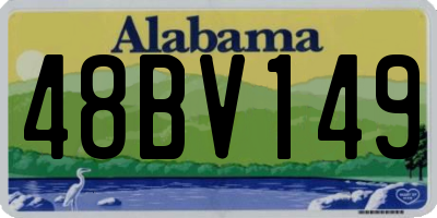 AL license plate 48BV149