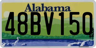 AL license plate 48BV150
