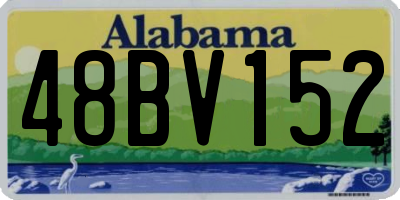 AL license plate 48BV152