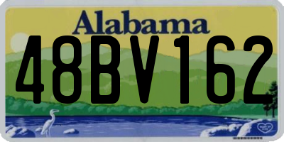 AL license plate 48BV162