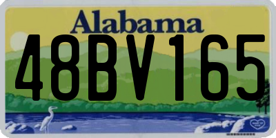 AL license plate 48BV165
