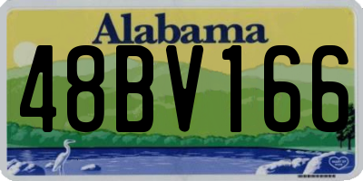 AL license plate 48BV166