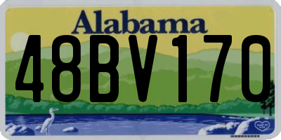 AL license plate 48BV170