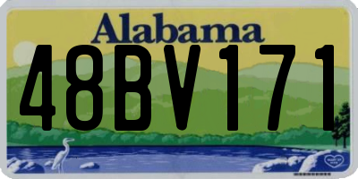 AL license plate 48BV171