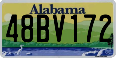 AL license plate 48BV172