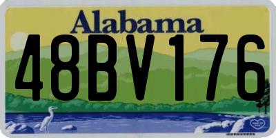 AL license plate 48BV176