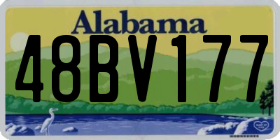 AL license plate 48BV177