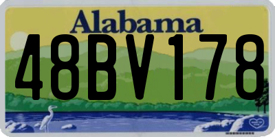 AL license plate 48BV178