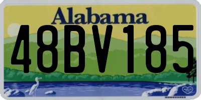 AL license plate 48BV185