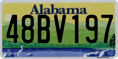 AL license plate 48BV197