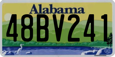 AL license plate 48BV241