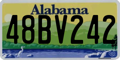AL license plate 48BV242
