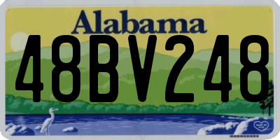 AL license plate 48BV248