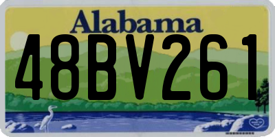 AL license plate 48BV261