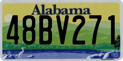 AL license plate 48BV271