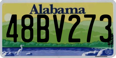 AL license plate 48BV273