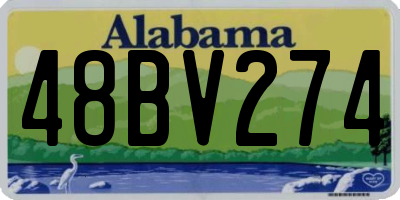 AL license plate 48BV274