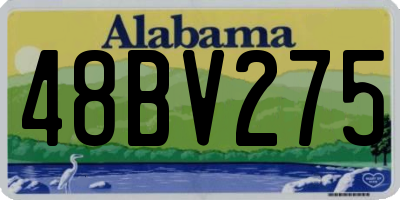 AL license plate 48BV275
