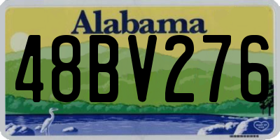 AL license plate 48BV276