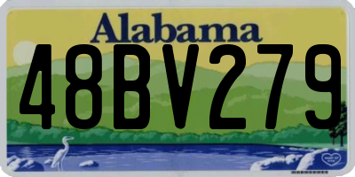 AL license plate 48BV279