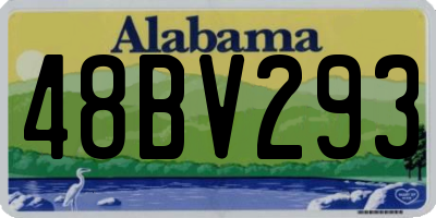 AL license plate 48BV293