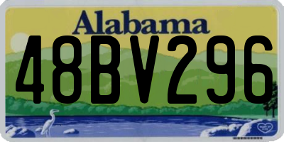 AL license plate 48BV296