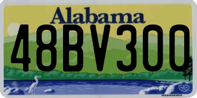 AL license plate 48BV300
