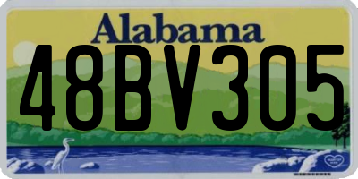 AL license plate 48BV305