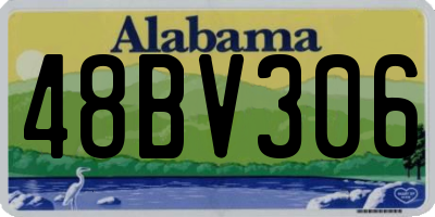 AL license plate 48BV306