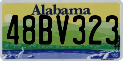 AL license plate 48BV323