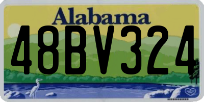 AL license plate 48BV324